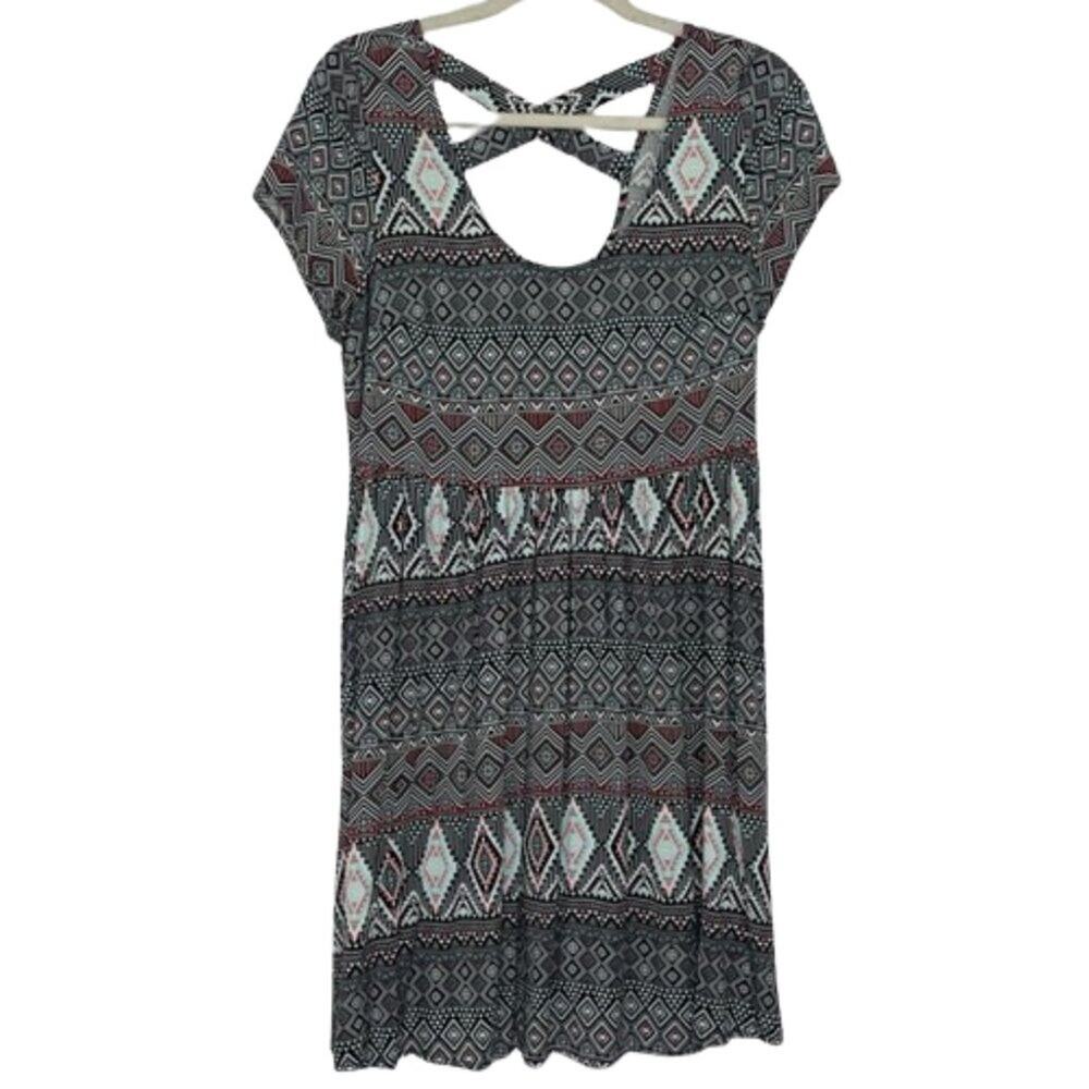 Torrid multi-color bohemian southwestern mini dress size 00